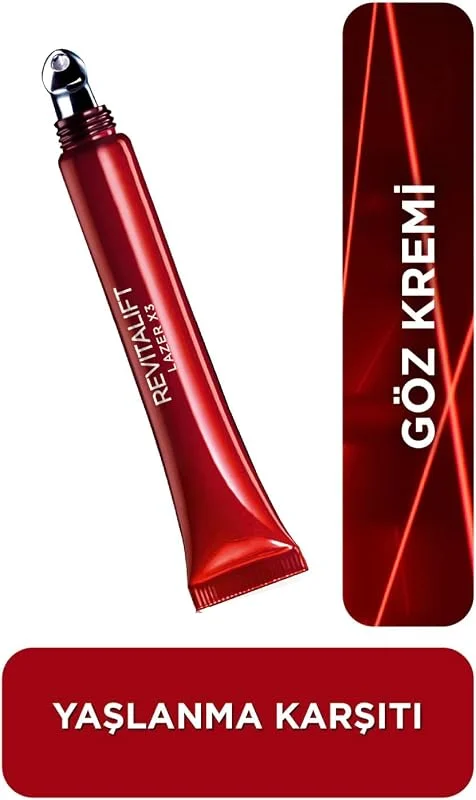 L'Oreal Paris Revitalift Lazer X3 Yaşlanma Karşıtı Göz Bakım Kremi 15 ml — Cilt bakımı