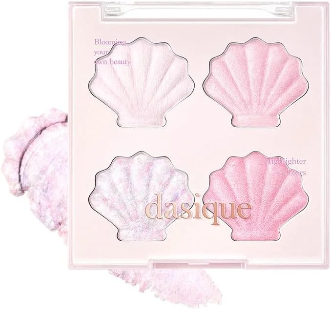 Dasique Çok Boyutlu Işıltı Sunan Jel Aydınlatıcı Shine Glowy Highlighter Palette #01 Twinkle Mermaid — Makyaj