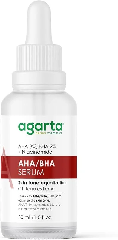 Agarta Canlandırıcı Yüz Peeling Bakım Serumu 30 Ml (Aha 8% + Bha 2%+ Niacinamide) — Cilt bakımı