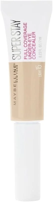 Maybelline New York Super Stay Kapatıcı - 15 Light 1 Paket (1 x 18 g) — Makyaj