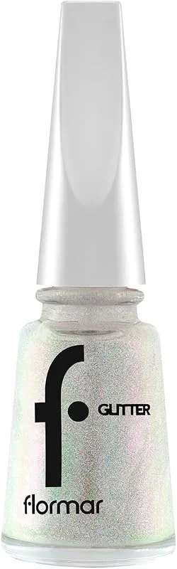 Glitter Yarı Transparan & Parlak Bitişli Simli Oje — Makyaj
