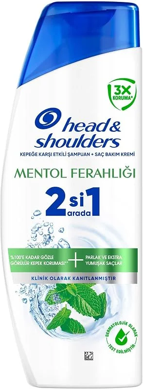 Head & Shoulders Mentol Ferahlığı 2'si 1 Arada Kepeğe Karşı Etkili Şampuan 300ml — Saç bakımı