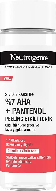 Neutrogena Sivilce Karşıtı+ Arındırıcı Peeling Etkili Tonik 125 Ml — Cilt bakımı