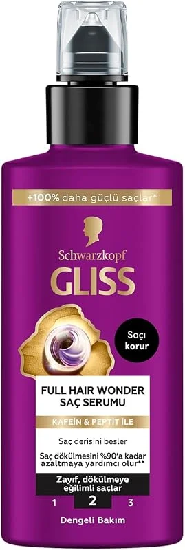 Gliss Full Hair Wonder Saç Dökülme Karşıtı Saç Serumu 100 ml — Saç bakımı