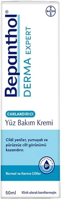 Bepanthol Derma Expert Canlandırıcı Yüz Bakım Kremi — Cilt bakımı