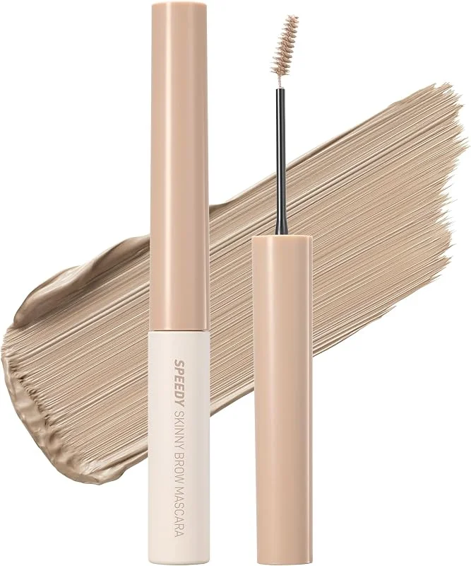 Peripera Renklendirici ve Sabitleyici Kaş Maskarası Speedy Skinny Brow Mascara 09 Milky Ash — Makyaj