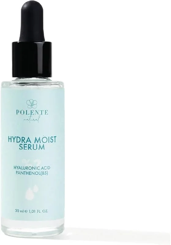 Polente Natural Hydra Moist Serum, %2 Hyalüronik Asit, Panthenol, 30 ml — Cilt bakımı