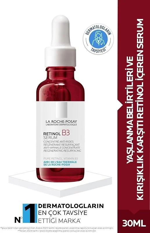 La Roche Posay Retinol B3 Serum, 30ml, Koyu Lekelerin Azalmasına Yardımcı Onarıcı Yenileyici Serum — Cilt bakımı