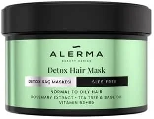 Detox Sülfatsız Saç Maskesi, İnce Telli ve Yağlı Saçlar İçin, 240 ml — Saç bakımı