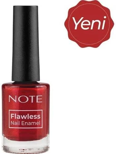 Note Cosmetics Nail Flawless Oje 34 Crazy Red, Kırmızı — Makyaj