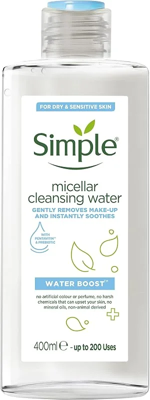 Simple Water Boost Micellar Makyaj Temizleme Suyu 400 Ml. — Cilt bakımı