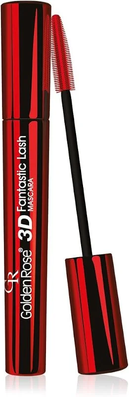 Golden Rose 3D Fantastic Lash Mascara - 3 Boyutlu Hacim ve Uzunluk Veren Siyah Maskara — Makyaj