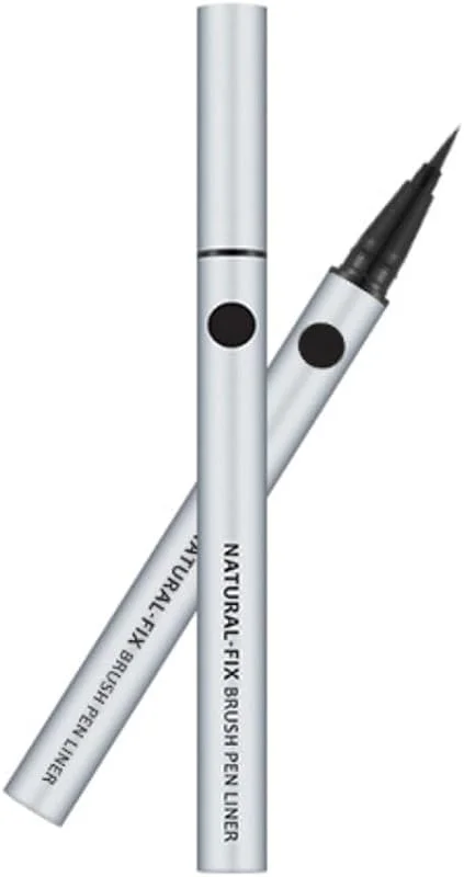 İnce Fırça Uçlu Kalem Eyeliner Natural Fix Brush Pen Liner (Black) — Makyaj