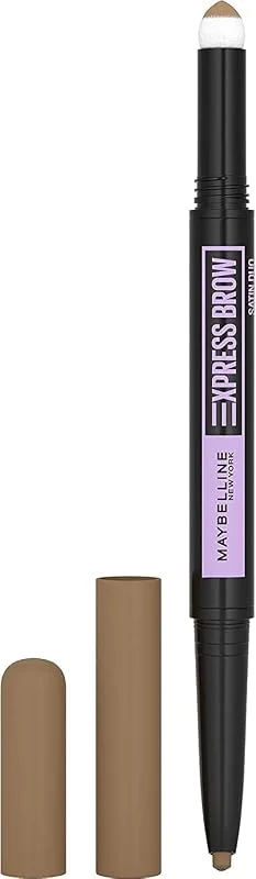 Maybelline New York Express Brow Satin Duo Çift Taraflı Kaş Kalemi - 01 Açık Ton — Makyaj