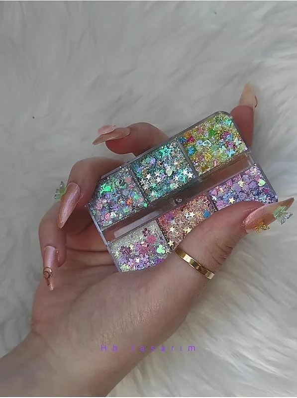 Glitter Jel Far Paleti Simli Kremsi Palet Far 2, serashinegozfarı79 — Makyaj