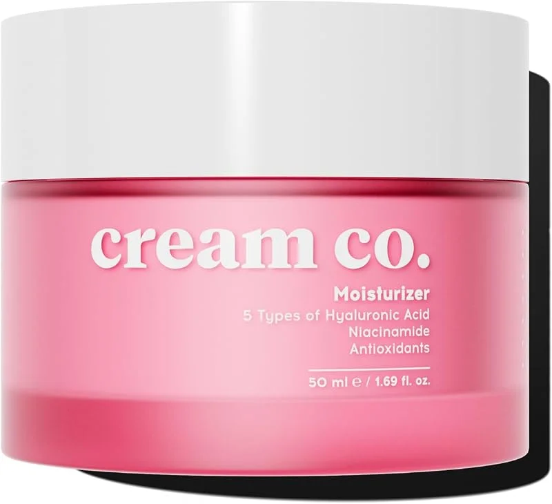Cream Co. Su Bazlı Moisturizer Nemlendirici Aydınlatıcı Yüz Kremi, Hyaluronik Asit, 50 ML, Tüm Cilt Tipleri — Cilt bakımı