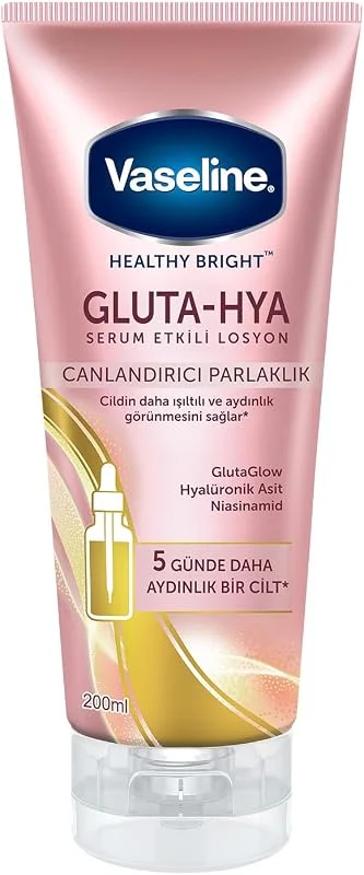 Vaseline Gluta Hya Serum Etkili Losyon Canlandırıcı Parlaklık 200 ml — Cilt bakımı