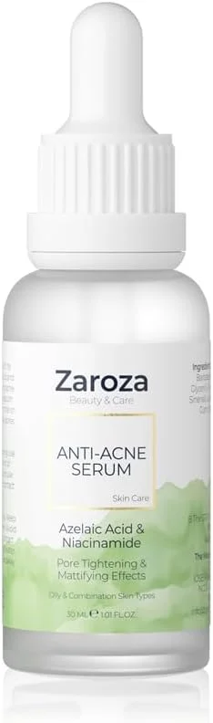 Zaroza Siyah Nokta & Sivilce Karşıtı Azelaik Asit & Salisilik Asit & Niacinamide Serum 30 ml — Cilt bakımı