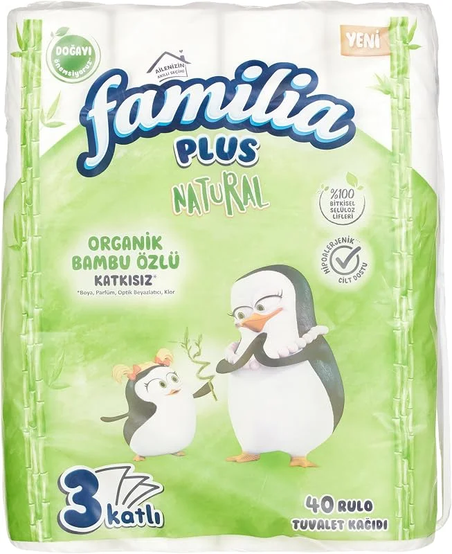 Familia Plus Natural 40'lı Paket Tuvalet Kağıdı — Gıda takviyesi