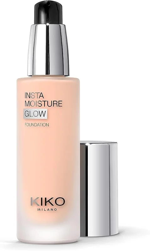 Kiko Milano KIKO Milano Instamoisture Glow Foundation 08, Nemlendirici sıvı fondöten, parlak yüzeyli — Makyaj