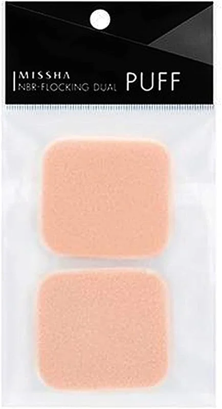 MISSHA Çift Taraflı Makyaj Süngeri NBR Flocking Dual Puff 2 Adet