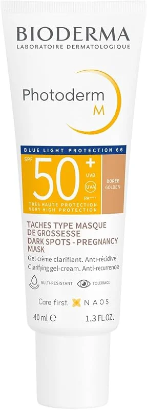 Bioderma Photoderm M Golden SPF50+ Koyu Leke ve Mavi Işığa Karşı Çok Yüksek Korumalı Renkli Yüz Güneş Kremi 40 ml — Cilt bakımı