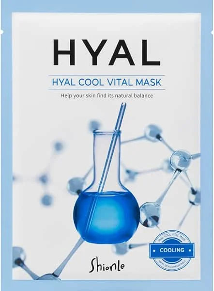 Hyaluronik Asit ve Soğutucu Etkili HYAL Kore Kağıt Yüz Maskesi — Cilt bakımı