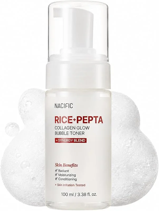 NACIFIC Rice Pepta Collagen Glow Bubble Toner 100ML — Cilt bakımı
