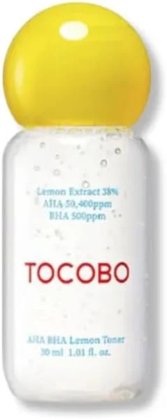 TOCOBO AHA BHA LEMON TONER 30ml - AHA BHA LİMON TONİĞİ 30ml — Cilt bakımı