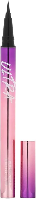 MISSHA Su, Ter ve Yağa Dayanıklı, 48 Saate Kadar Kalıcı Eyeliner Ultra Powerproof Thin Pen Liner (Black) — Makyaj