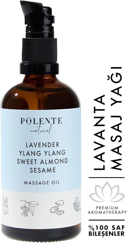 Polente Natural - Lavanta & Ylang Sakinleştirici Masaj Yağı (100 ml) — Cilt bakımı