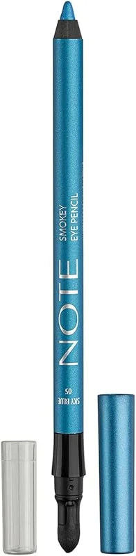Note Cosmetics Smokey Eye Waterproof Aplikatörlü Göz Kalemi 05 Sky Blue, Gök Mavisi — Makyaj