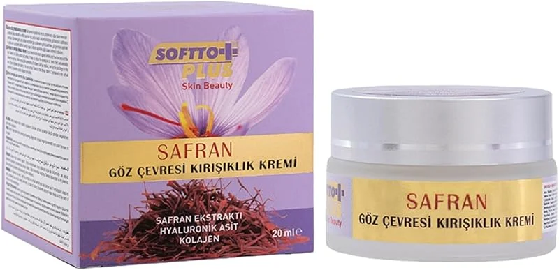 SOFTTO PLUS SAFRAN GÖZ ALTI KIRIŞIKLIK KREMİ 20 ML — Cilt bakımı