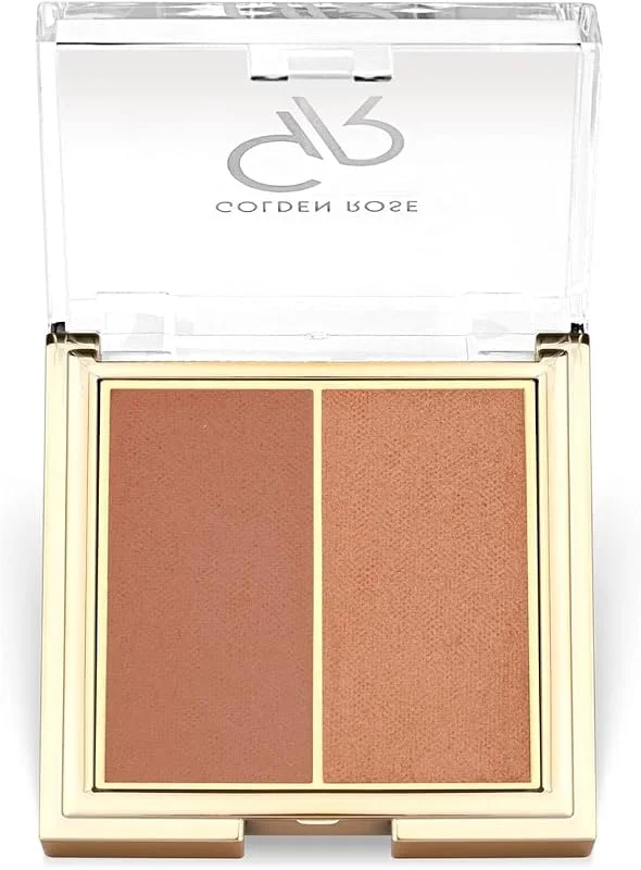 Golden Rose Iconic Blush Duo No: 05 Warm Pearl - İkili Mat ve Saten Allık — Makyaj