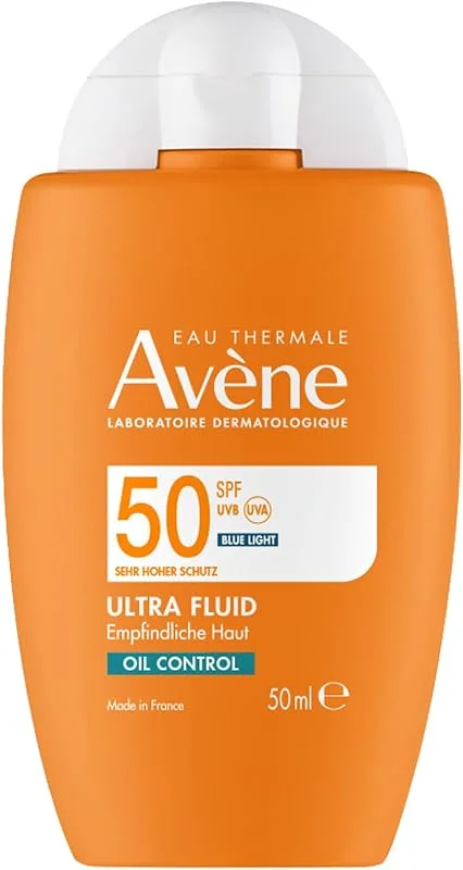 Avène Ultra Fluide Oil Control SPF50+, Yağlı Ciltler İçin Matlaştırıcı Güneş Kremi, 50 ml — Cilt bakımı