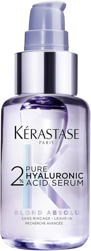Kérastase serum, kuru ve sarıya boyanmış Saçlar İçin, %2 saf, nemlendirici hyalüronik asit içerir — Saç bakımı