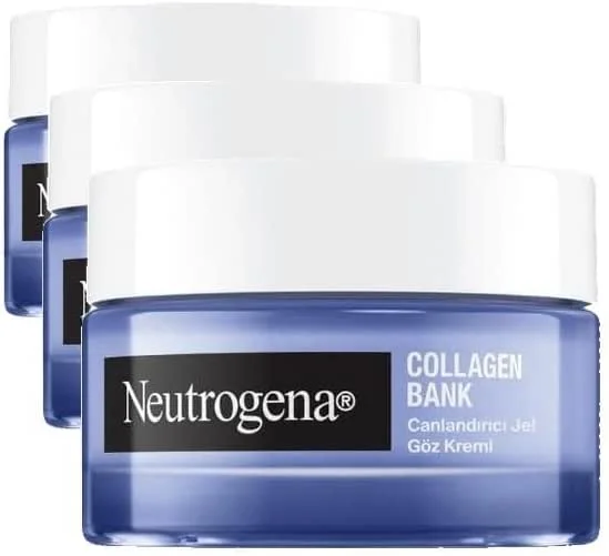 Neutrogena Collagen Bank Kolajen İçeren Canlandırıcı Jel Göz Kremi 15 G (3 paketi) — Cilt bakımı