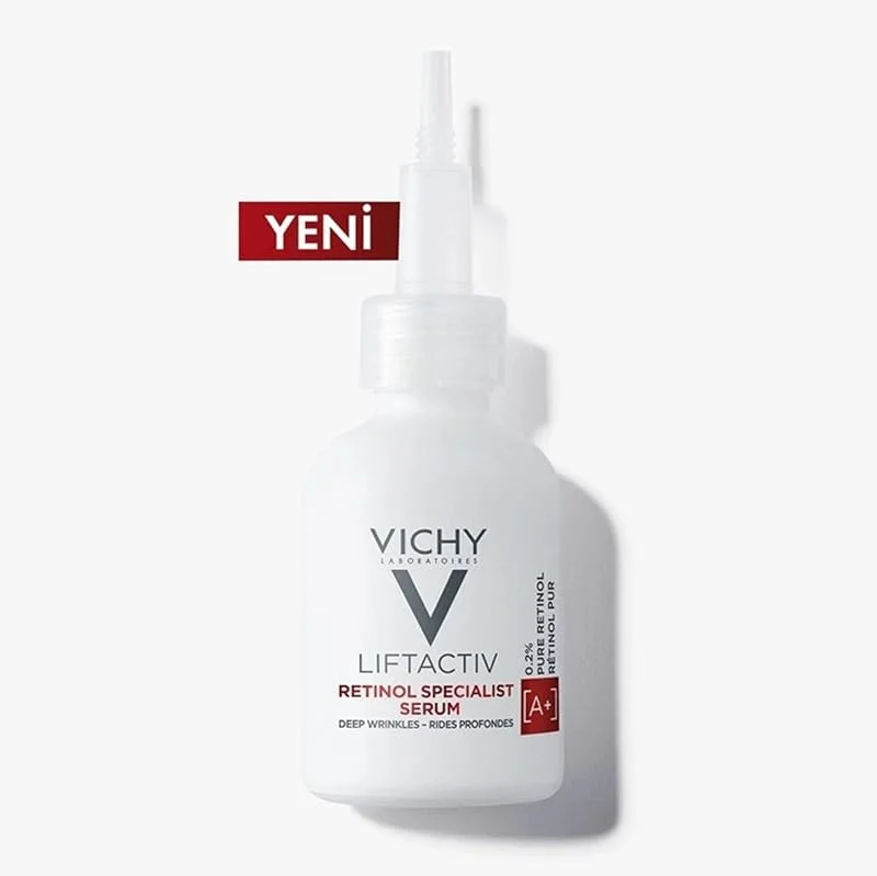 Vichy Liftactiv Retinol Specialist Serum, %0.2 Saf Retinol, Derin Kırışıklık Karşıtı, 30 ml — Cilt bakımı