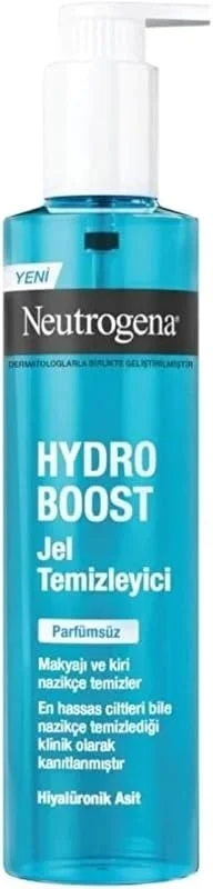Neutrogena Hydro Boost Water Gel Parfümsüz Yüz Temizleme Jeli 200 Ml — Cilt bakımı