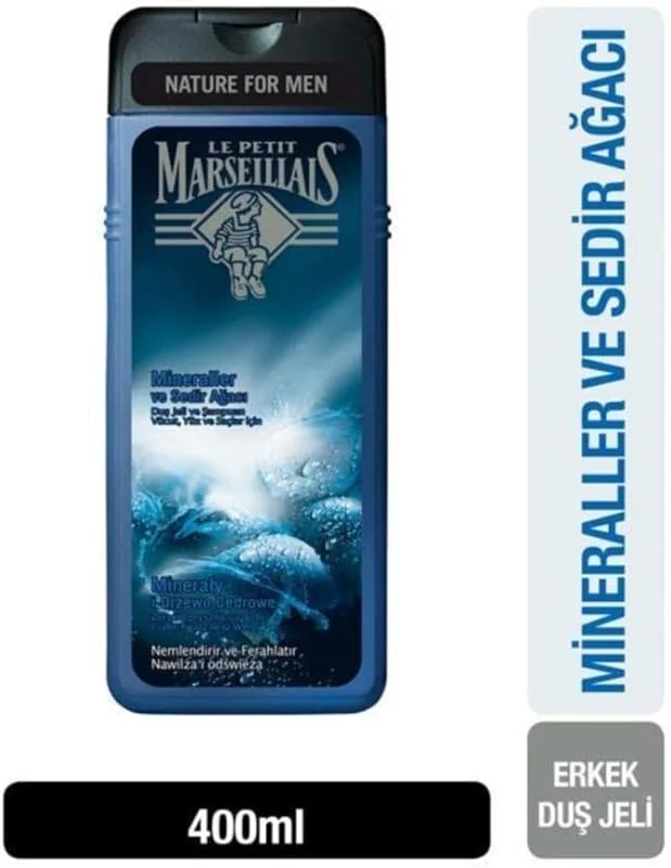 le petit marseillais duş jeli men serisi mineral ve sedir ağacı (400 ml) — Cilt bakımı