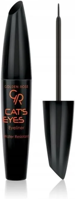 Golden Rose Cat's Eyes Liner Intense Black - Suya Dayanıklı Yoğun Siyah Mat Eyeliner — Makyaj