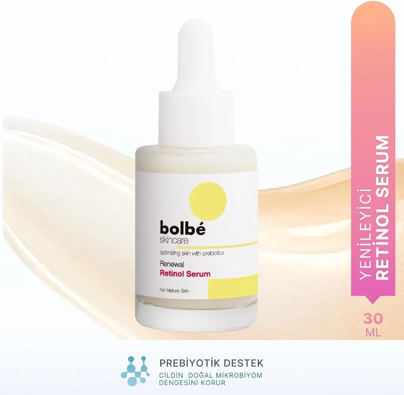 Kırışıklık Karşıtı, Sıkılaştırıcı ve Yenileyici Retinol (A Vitamini) Gece Serumu - 30 ml — Cilt bakımı