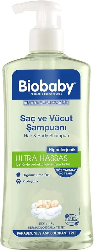 Biobaby Saç Ve Vücut Şampuanı (500ml) — Saç bakımı