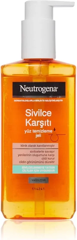 neutrogena visibly clear sivilce karşıtı yüz temizleme jeli 200 ml — Cilt bakımı