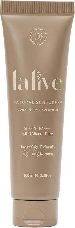%100 Doğal Mineral Filtreli Yüksek korumalı 50 Spf Güneş Kremi 100 ml — Cilt bakımı