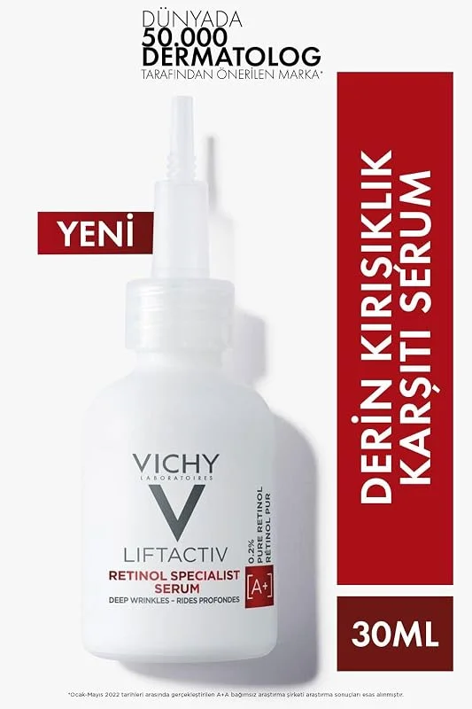 Vichy Liftactiv Retinol Specialist Serum, Derin Kırışıklık Karşıtı, 30 ml — Cilt bakımı