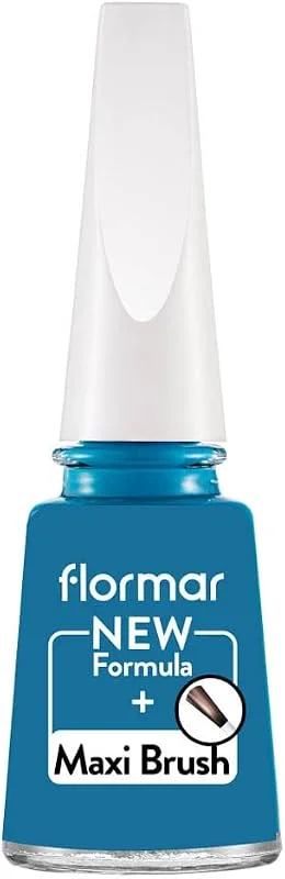 Flormar Klasik Parlak Bitişli Yüksek Pigmentli Oje - Nail Enamel -450 Blue Industry New- 8682536036122 — Makyaj