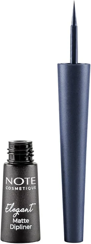 Note Cosmetics Elegant Matte Dipliner Waterproof Mavi, 03 Navy Blue — Makyaj