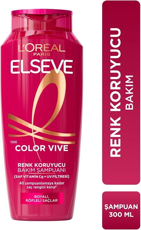 L'Oréal Paris Elseve Colorvive Renk Koruyucu Bakım Şampuanı 300 ml — Saç bakımı