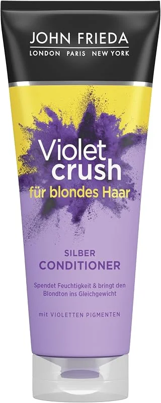John Frieda Violet Crush Sarı Saçlara Özel Menekşe Özlü Mor Saç Bakım Kremi 250 ml — Saç bakımı